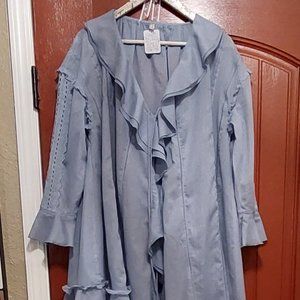 Free People, New Romance Me Night Shirt, Size Small